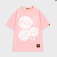 Áo thun tay lỡ form rộng unisex Happy Camper 1167 HY KOREA