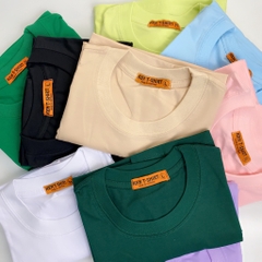 Áo thun tay lỡ HY KOREA Lazy Egg 1201 cotton 75% unisex form rộng