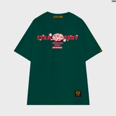 Áo thun nữ cute tay lỡ form rộng Bánh donut dâu 1154 HY KOREA