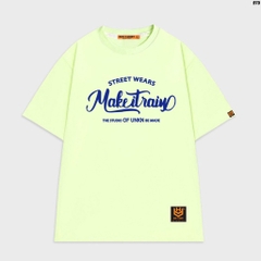 Áo phông nam nữ tay lỡ form rộng chữ MakeItrain street wear 975