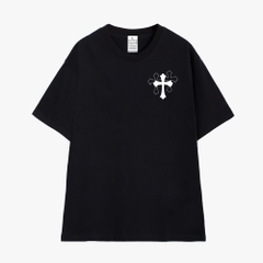 Áo Thun Tay Lỡ HY KOREA Nam Nữ Cotton 100 Unisex BA THÁNH GIÁ 980