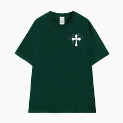 Áo Thun Tay Lỡ HY KOREA Nam Nữ Cotton 100 Unisex BA THÁNH GIÁ 980