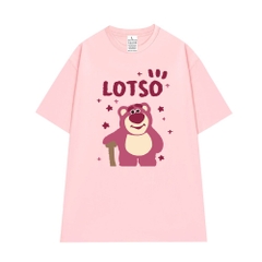 Áo Thun Nam Nữ Lotso chống gậy 984 HY KOREA Tay Lỡ Cotton 100 Unisex