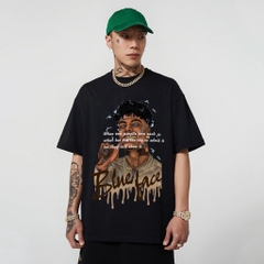 Áo Thun Nam Nữ Blueface 1091 HY KOREA Tay Lỡ Cotton 100 Unisex
