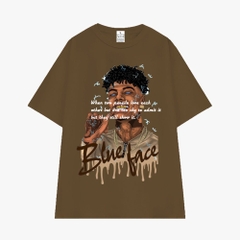 Áo Thun Nam Nữ Blueface 1091 HY KOREA Tay Lỡ Cotton 100 Unisex