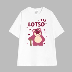 Áo Thun Nam Nữ Lotso chống gậy 984 HY KOREA Tay Lỡ Cotton 100 Unisex