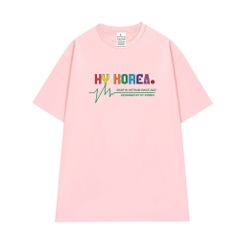 Áo Phông Tay Lỡ Nam Nữ HY KOREA Nhịp Tim 987 Cotton 100 Unisex