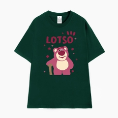 Áo Thun Nam Nữ Lotso chống gậy 984 HY KOREA Tay Lỡ Cotton 100 Unisex