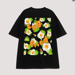 Áo thun tay lỡ Egg Fried 1180 nam nữ form rộng unisex
