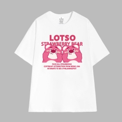 Áo Thun Nam Nữ HY KOREA Gấu Lotso Đôi 1120 Tay Lỡ Cotton 100 Unisex