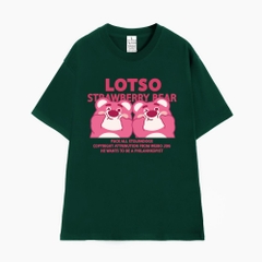 Áo Thun Nam Nữ HY KOREA Gấu Lotso Đôi 1120 Tay Lỡ Cotton 100 Unisex