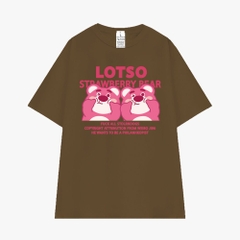 Áo Thun Nam Nữ HY KOREA Gấu Lotso Đôi 1120 Tay Lỡ Cotton 100 Unisex