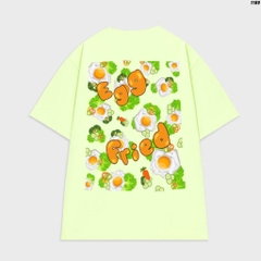 Áo thun tay lỡ Egg Fried 1180 nam nữ form rộng unisex