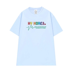 Áo Phông Tay Lỡ Nam Nữ HY KOREA Nhịp Tim 987 Cotton 100 Unisex