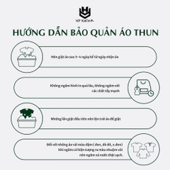 Áo thun HY KOREA Kumayuri 1961 tay lỡ cotton 75 form rộng unisex dễ thương
