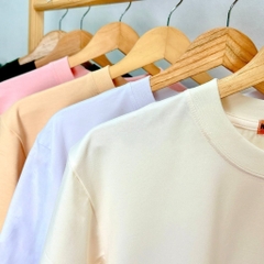 Áo thun LABUBU HY KOREA Labubu Boom 1807 tay lỡ cotton 75 form rộng nam nữ unisex