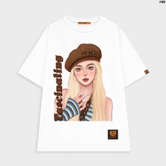 Áo thun tay lỡ Girl Fascinating 1185 cho nữ form rộng