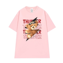 Áo Thun Tay Lỡ thunder bear 994 HY KOREA Nam Nữ Cotton 100 Unisex