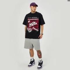 Áo Thun Tay Lỡ Cotton 100 Unisex KATA STROFE 1193 HY KOREA