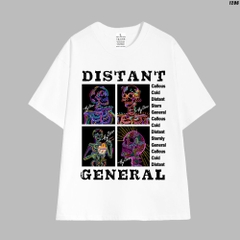 Áo Thun Form Rộng HY KOREA Distant General 1206 Tay Lỡ Cotton 100 Nam Nữ