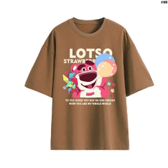 Áo Thun HY KOREA Cotton 100 Nam Nữ Tay Lỡ Lotso Bóng bay 1195 Quảng Châu