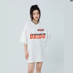 Áo Thun Form Rộng HY KOREA Today 00:00 1199 Tay Lỡ Cotton 100 Nam Nữ