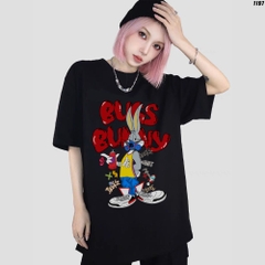 Áo Thun Tay Lỡ Bugs Bunny 1197 HY KOREA Cotton 100 Unisex