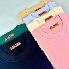 Áo thun tay lỡ form rộng HY KOREA Best friends shin 1229 cotton 75