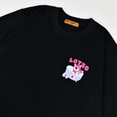 Áo thun form rộng HY KOREA Lotso Bear 1228 cotton 75% unisex tay lỡ