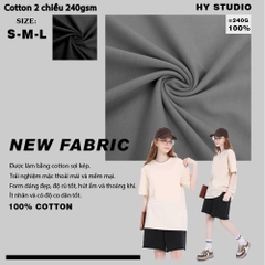 Áo Thun Local Brand Unisex HY KOREA Tượng Full Dominion 1296 Tay Lỡ Cotton 100