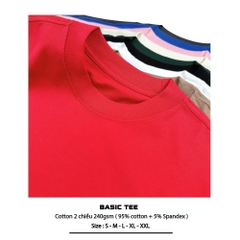 Áo Thun Tay Lỡ Local Brand Unisex HY KOREA 100% Cotton FGK 1411