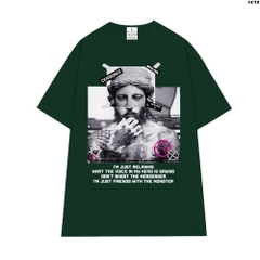 Áo Thun HY KOREA 100% Cotton Tượng nam 1418 Form Rộng Tay Lỡ Local Brand Unisex