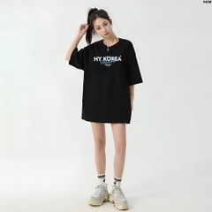 Áo thun Localbrand Basic Street EST2023 HY KOREA 1438 form rộng tay lỡ nam nữ