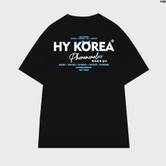 Áo thun Localbrand Basic Street EST2023 HY KOREA 1438 form rộng tay lỡ nam nữ