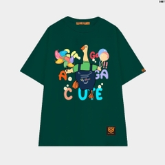 Áo phông unisex HY KOREA Gà gà CUTE 1461 tay lỡ form rộng unisex