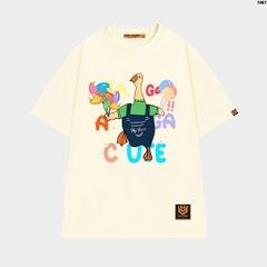 Áo phông unisex HY KOREA Gà gà CUTE 1461 tay lỡ form rộng unisex