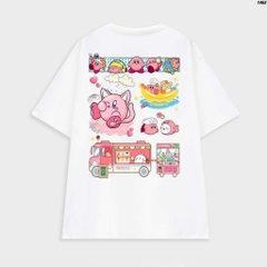 Áo thun tay lỡ HY KOREA Kirby Xe Kem 1465 form rộng unisex