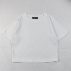 Áo croptop thun HY KOREA in Gấu Surprise 1405 tay ngắn freesize