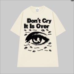 Áo Phông Form Rộng HY KOREA Cotton 100 Eyes Don't Cry 1491 Tay Lỡ Unisex