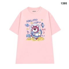 Áo Thun Hevents 1395 Vải Cotton 100% Co giãn 2 chiều thấm hút mồ hôi phom rộng tay lỡ unisex