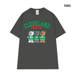 Áo Thun Hevents 1503 Vải Cotton 100% Co giãn 2 chiều thấm hút mồ hôi phom rộng tay lỡ unisex0