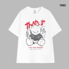 Áo Thun Hevents 1502 Vải Cotton 100% Co giãn 2 chiều thấm hút mồ hôi phom rộng tay lỡ unisex0