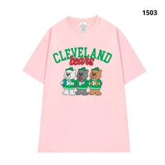 Áo Thun Hevents 1503 Vải Cotton 100% Co giãn 2 chiều thấm hút mồ hôi phom rộng tay lỡ unisex0