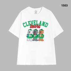 Áo Thun Hevents 1503 Vải Cotton 100% Co giãn 2 chiều thấm hút mồ hôi phom rộng tay lỡ unisex0