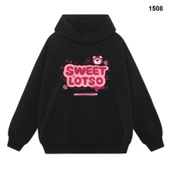 Áo hoodie Hevent nam nữ 1508 Vải Nỉ Bông Dày Form Rộng