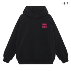 Áo hoodie HY KOREA In Chữ Thương Bạn Gái Trai 1517 Vải Nỉ Bông