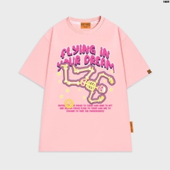 Áo thun tay lỡ HY KOREA Xương Your Dream 1605 form rộng unisex