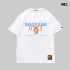 Áo Thun Tay Ngắn Gấu UI 1082 Cotton 75% Form Rộng Unisex