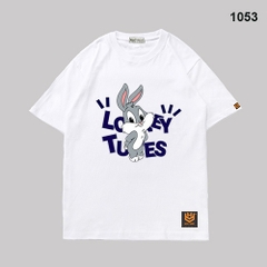 Áo Thun Tay Ngắn Thỏ Loey 1053 Cotton 75% Form Rộng Unisex