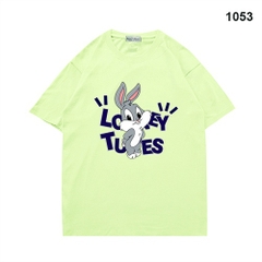 Áo Thun Tay Ngắn Thỏ Loey 1053 Cotton 75% Form Rộng Unisex